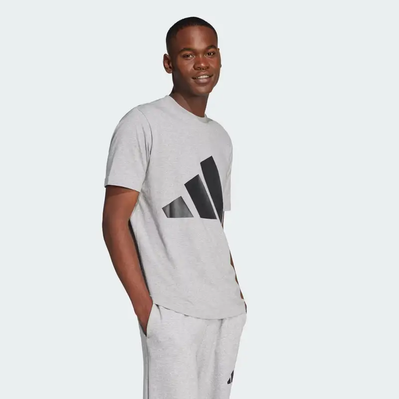 Adidas T-shirt Grigio 3183948 miniatura 3
