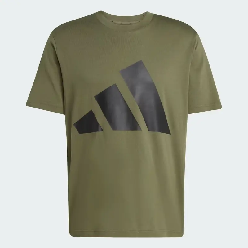 T-shirt Essentials Big Logo Olive Strata miniatura 4