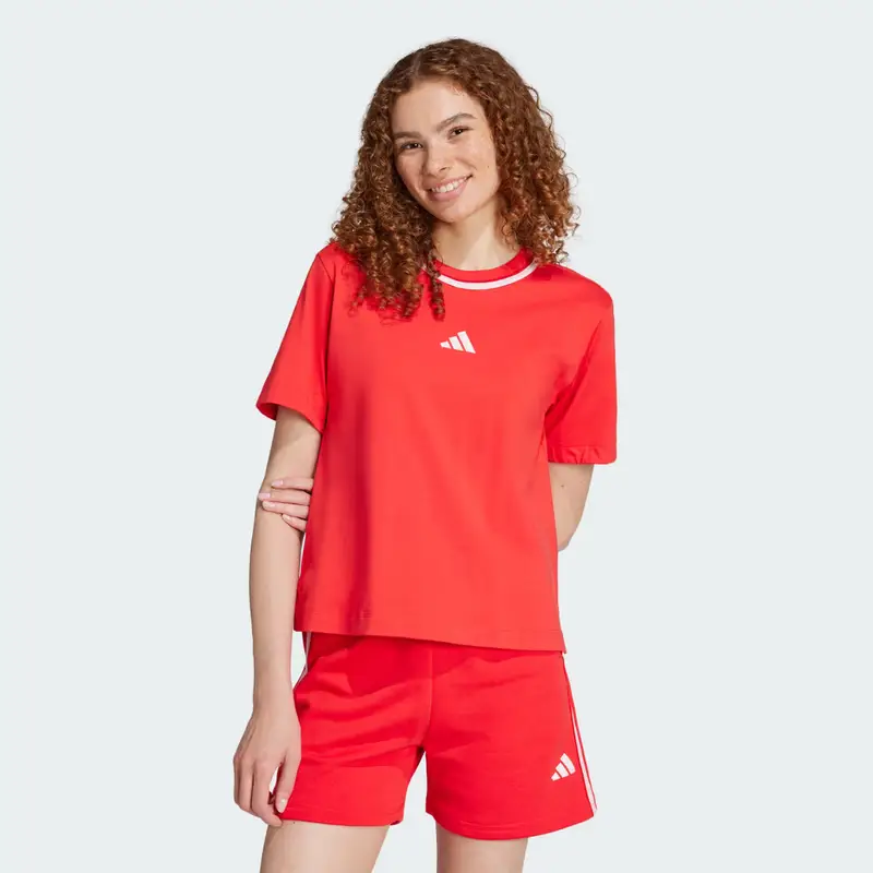 Adidas T-shirt Rosso 3436227