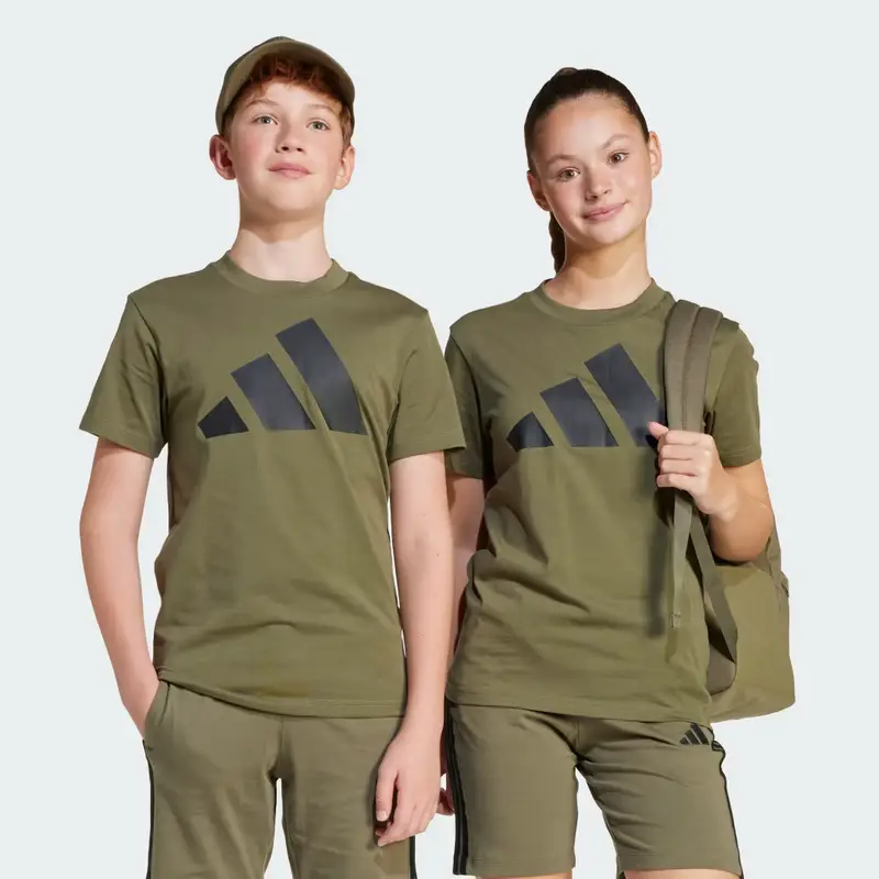 T-shirt Essentials Junior Olive Strata