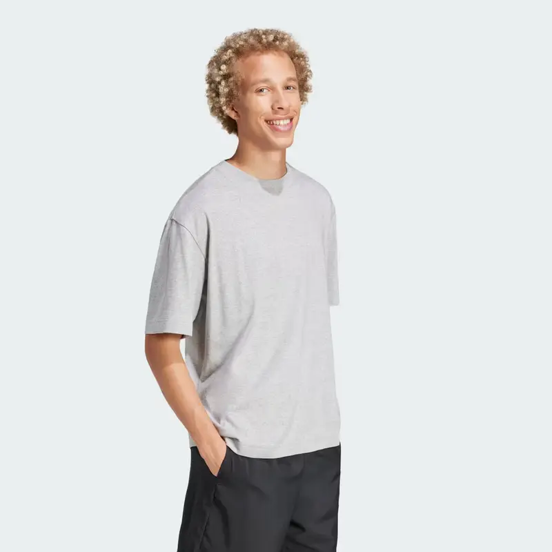 Adidas T-shirt Grigio 3183949 miniatura 3