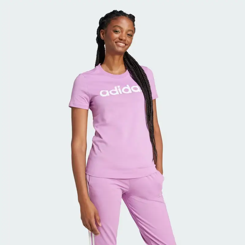 Adidas T-shirt Viola 3528766 miniatura 3