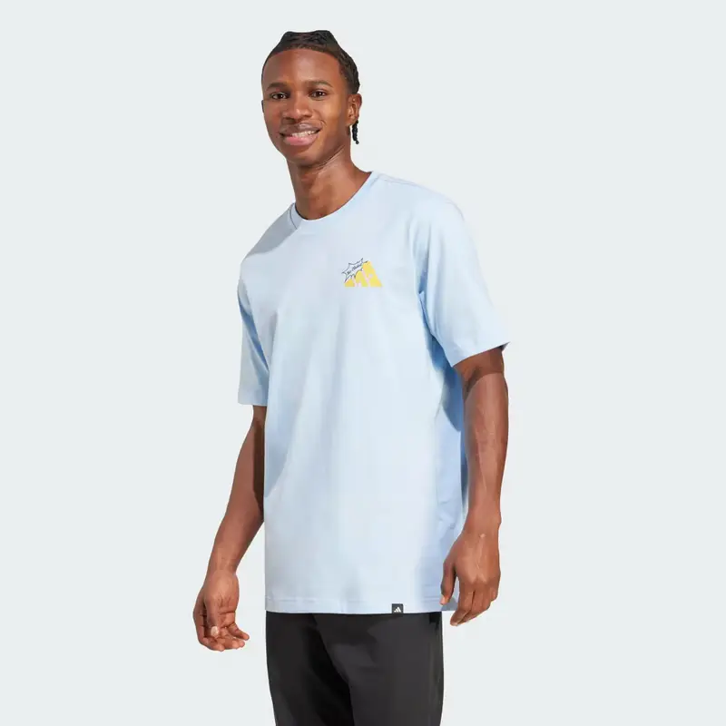 Adidas T-shirt Blu 3183270 miniatura 2