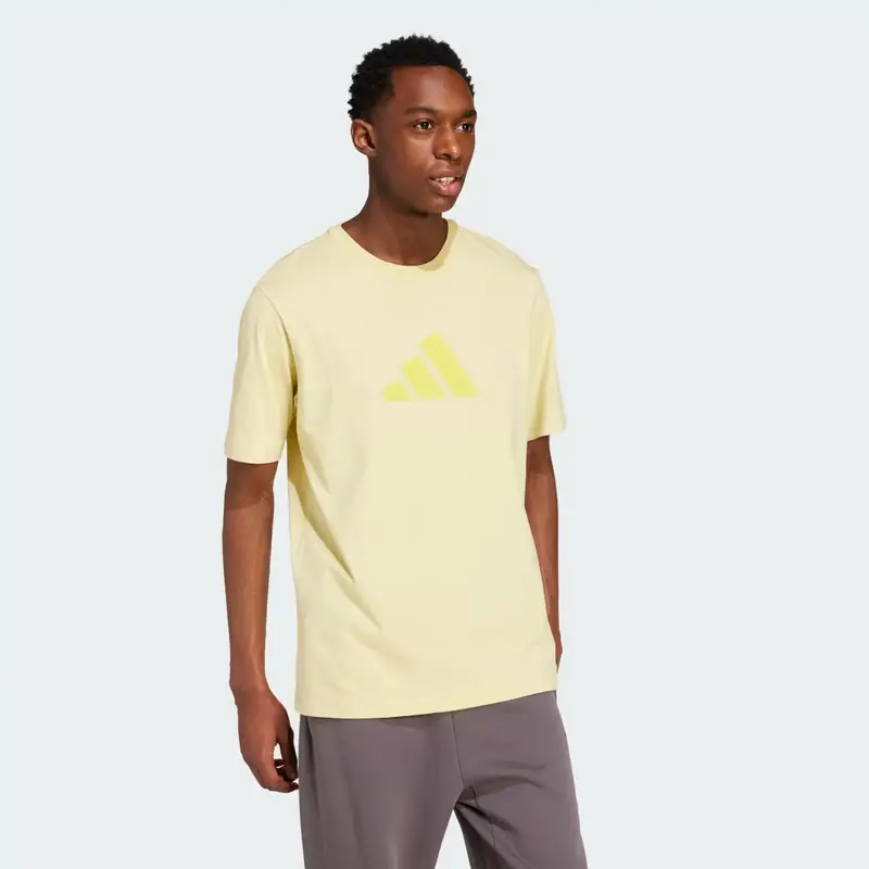 Adidas T-shirt Giallo 3671095 miniatura 3