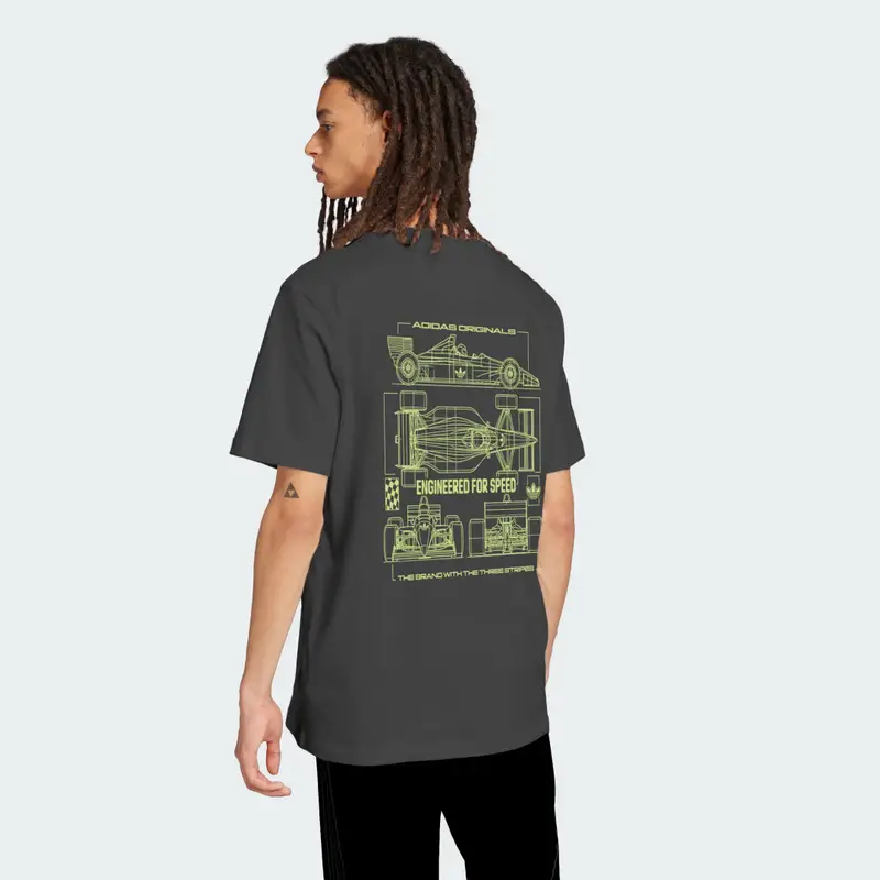 Adidas T-shirt Grigio 3528722 miniatura 2