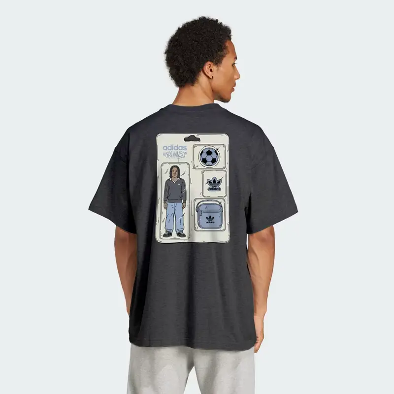 Adidas T-shirt Grigio 3570648 miniatura 2