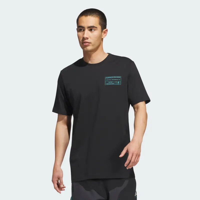 Adidas T-shirt Nero 3174840 miniatura 2