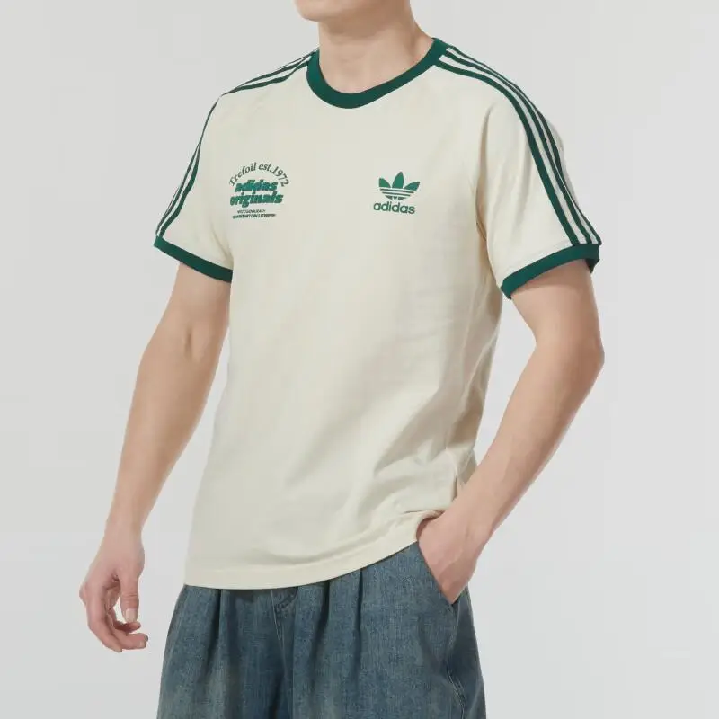 Adidas T-shirt Uomo Bianco 4267913 miniatura 2