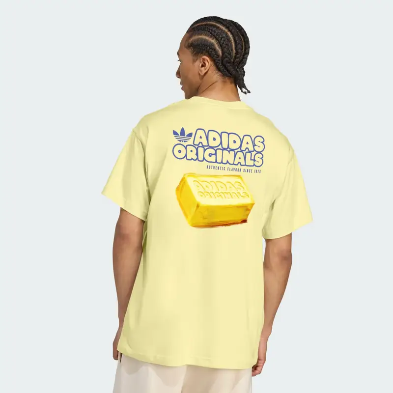 Adidas T-shirt Giallo 3570704 miniatura 2