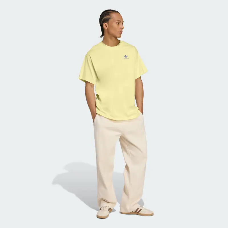 Adidas T-shirt Giallo 3570704 miniatura 3