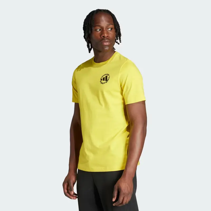 Adidas T-shirt Giallo 3186933 miniatura 2