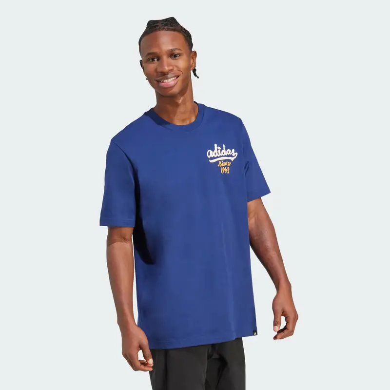 T-shirt grafica con salsa alimentare Dark Blue miniatura 3