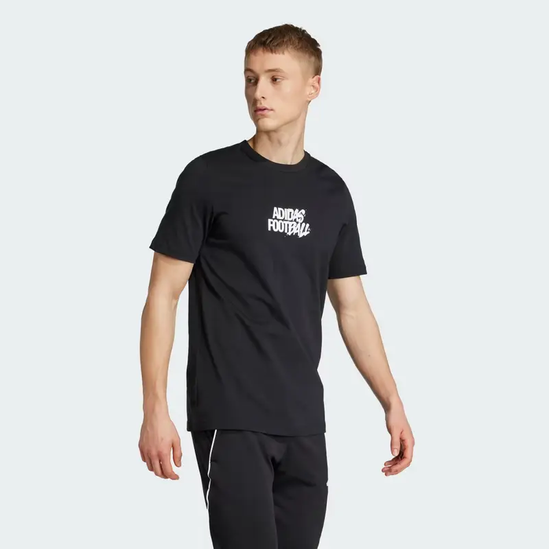 Adidas T-shirt Nero 3175008 miniatura 3