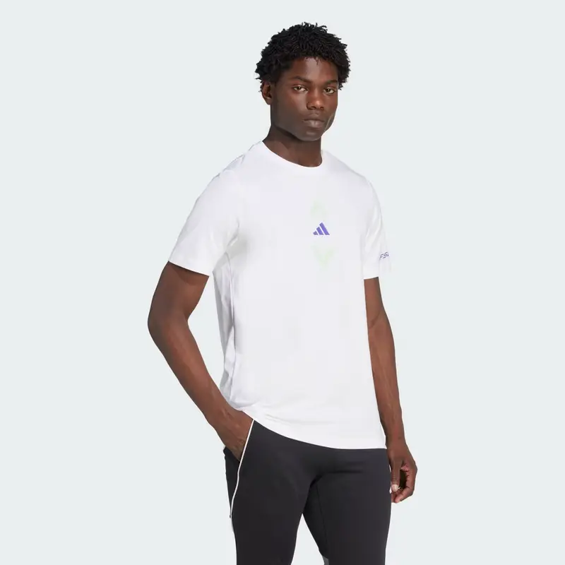 Adidas T-shirt Bianco 3186563 miniatura 3