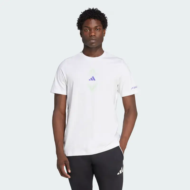 Adidas T-shirt Bianco 3186563