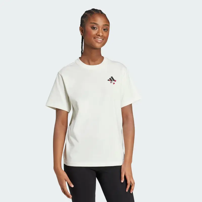 Adidas T-shirt Bianco 3407012 miniatura 2