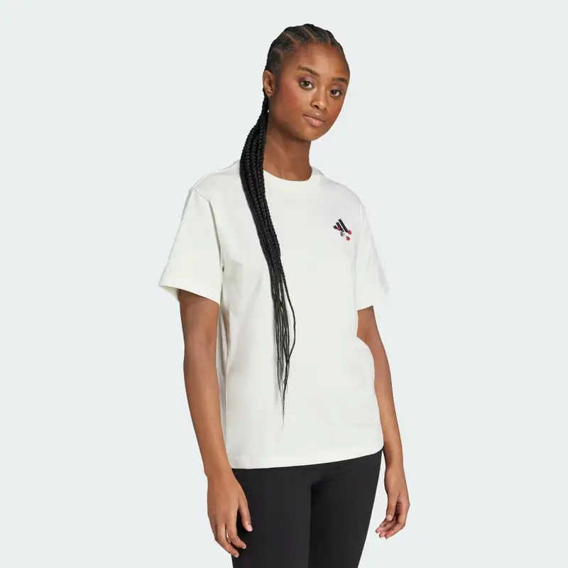 Adidas T-shirt Bianco 3407012 miniatura 3