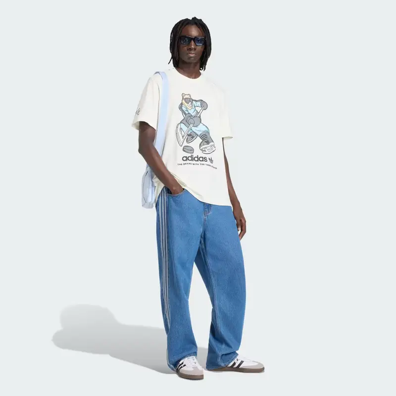 Adidas T-shirt Bianco 3944289 miniatura 3