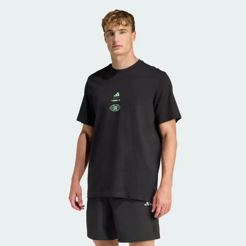 Adidas T-shirt Nero 3139652 miniatura 2
