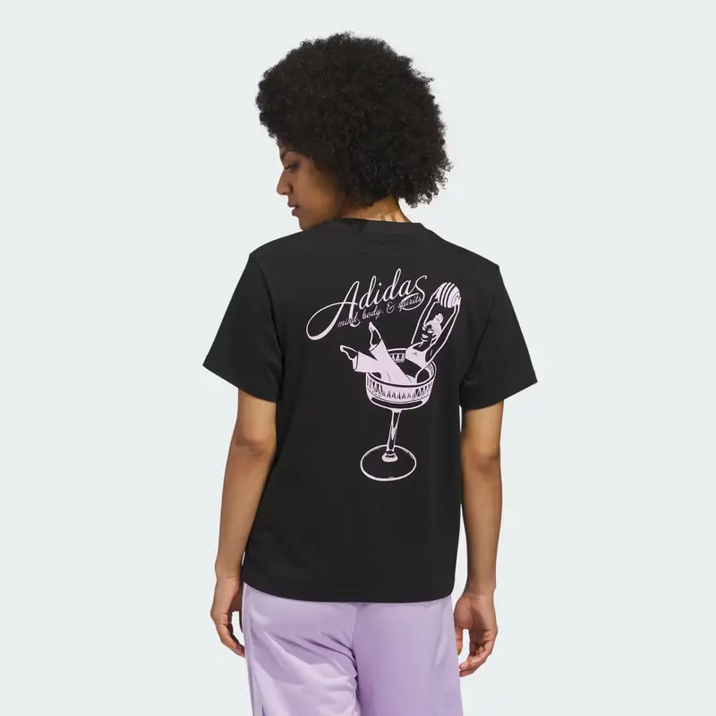 T-shirt grafica MENTE, CORPO &amp; SPIRITO Black miniatura 2