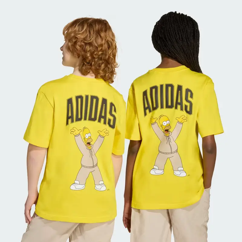 Adidas T-shirt Giallo 3186935