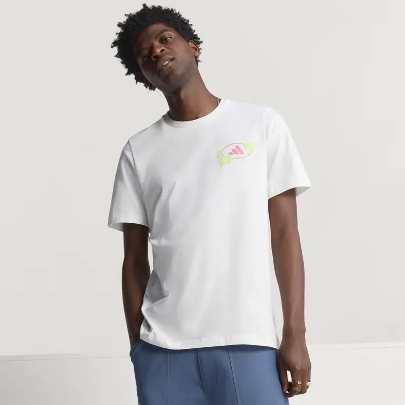 Adidas T-shirt Bianco 3186501 miniatura 2