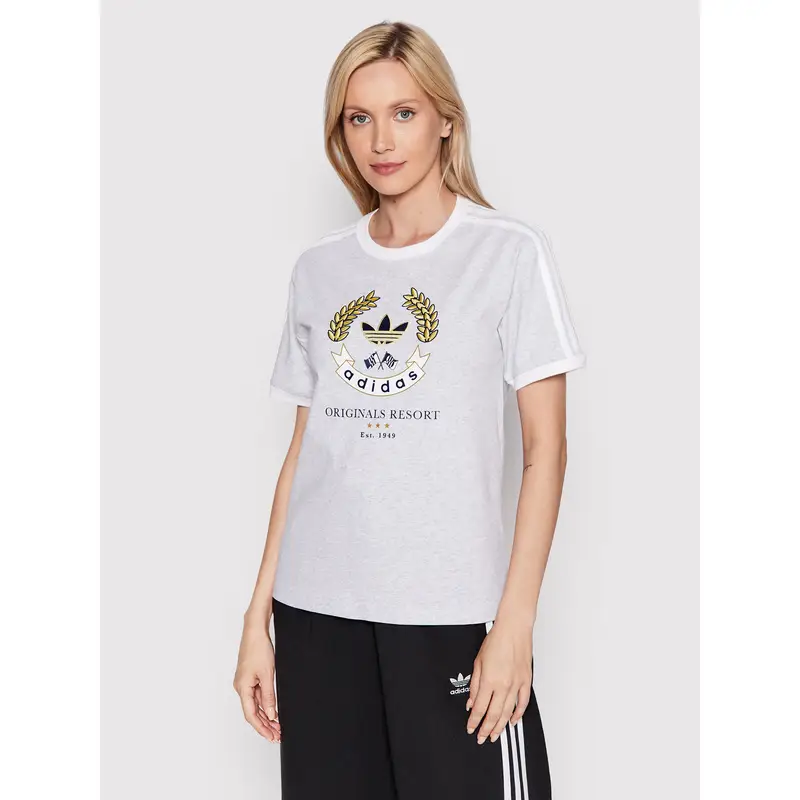 Adidas T-shirt Grigio 3200846