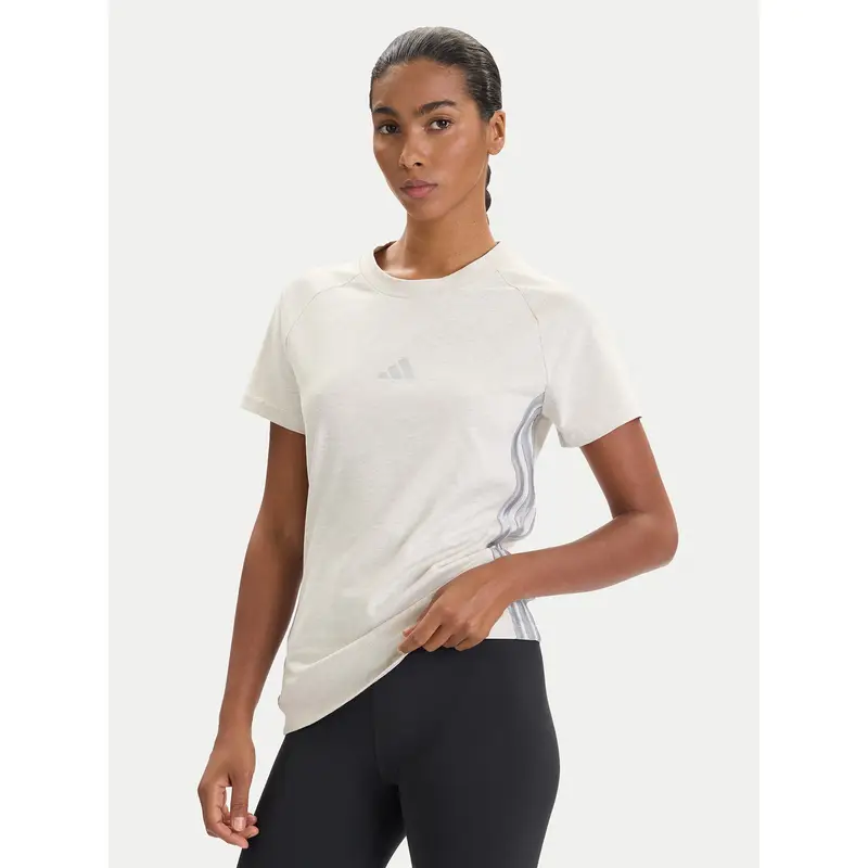 T-shirt Holiday 3-Stripes JM1880 Beige Slim Fit