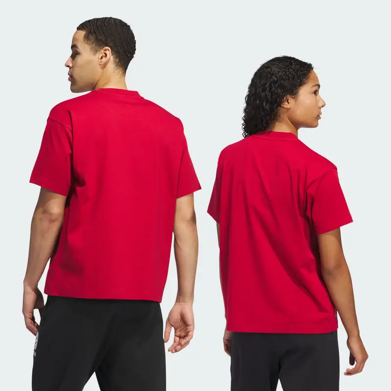Adidas T-shirt Rosso 4158102 miniatura 2