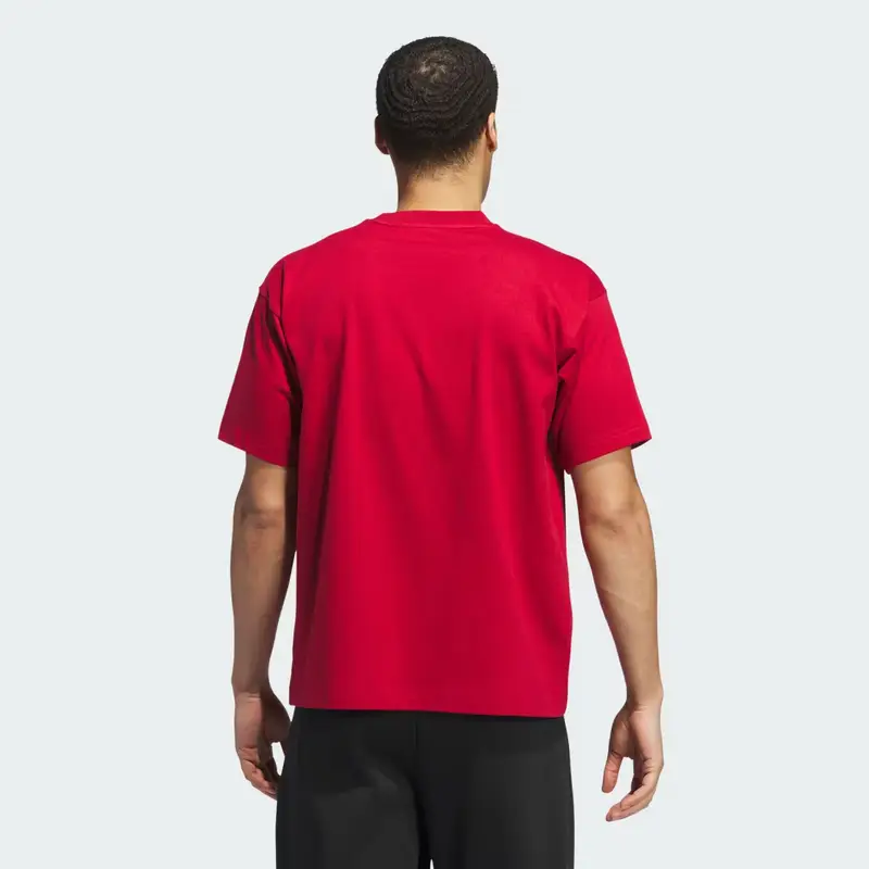Adidas T-shirt Rosso 4158102 miniatura 4