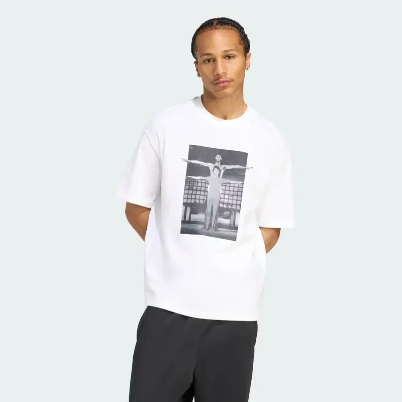 Adidas T-shirt Bianco 3141079 miniatura 3