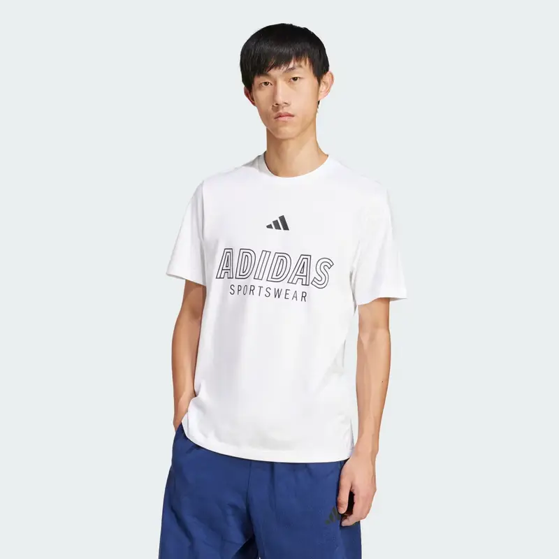 Adidas T-shirt Bianco 3798761