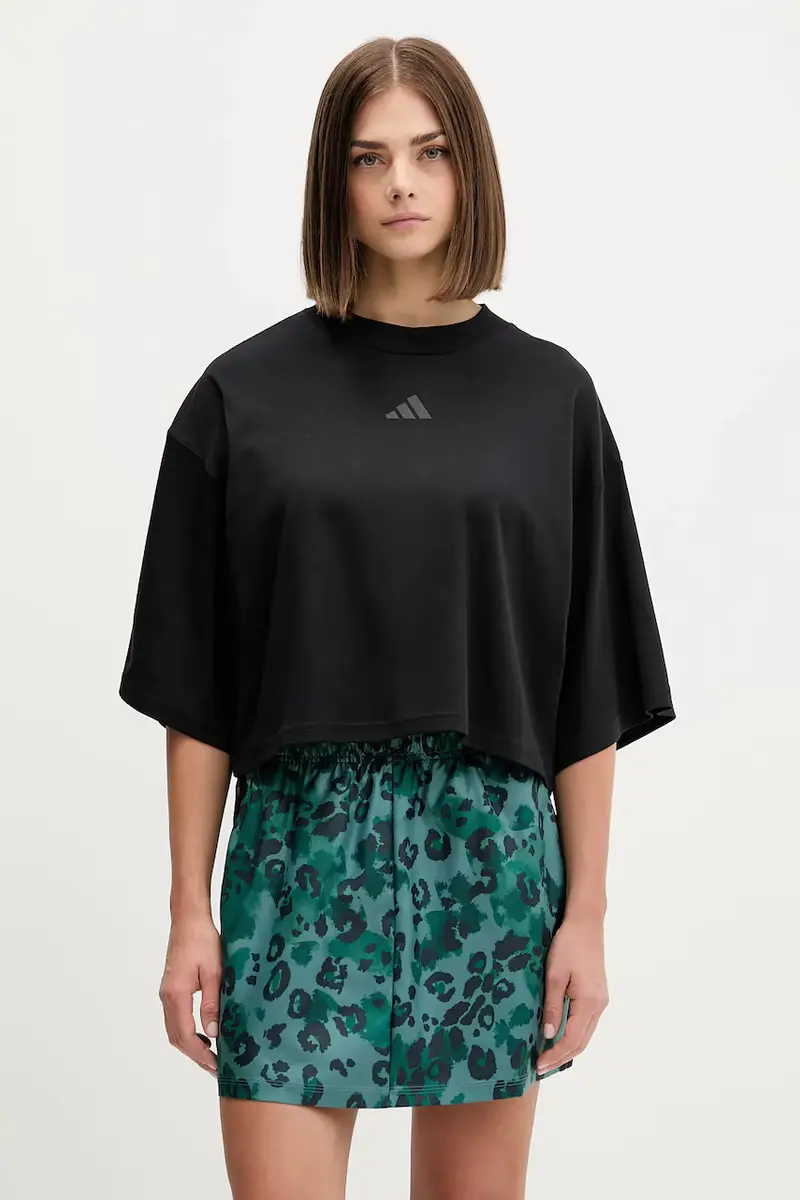 Adidas T-shirt Donna Nero 3647119