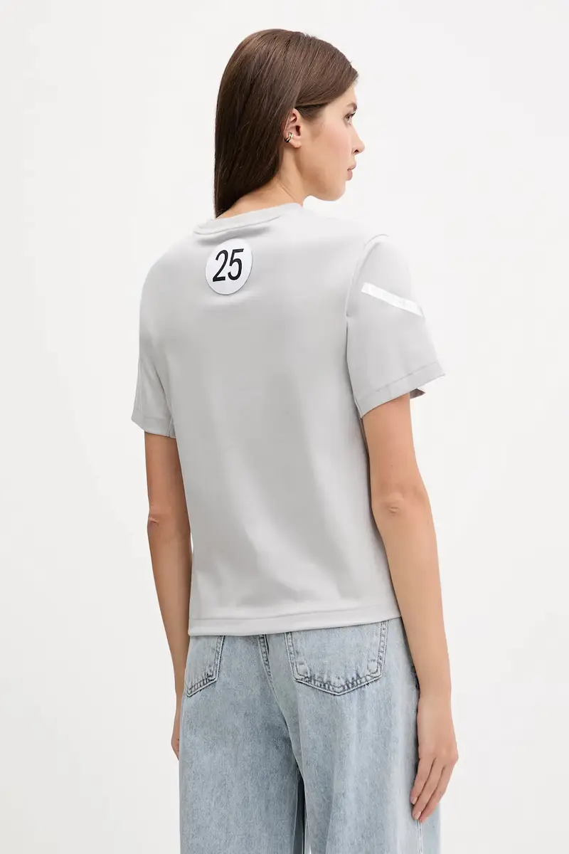 Adidas T-shirt Donna Grigio 3610129 miniatura 3