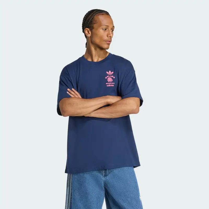 Adidas T-shirt Blu 3768794 miniatura 2