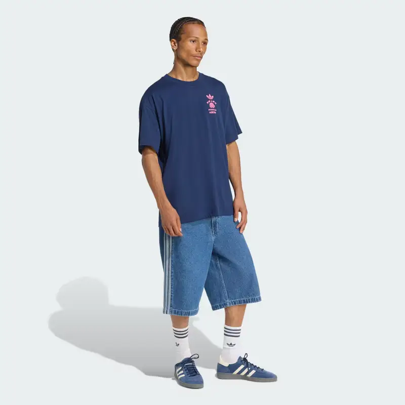 Adidas T-shirt Blu 3768794 miniatura 3