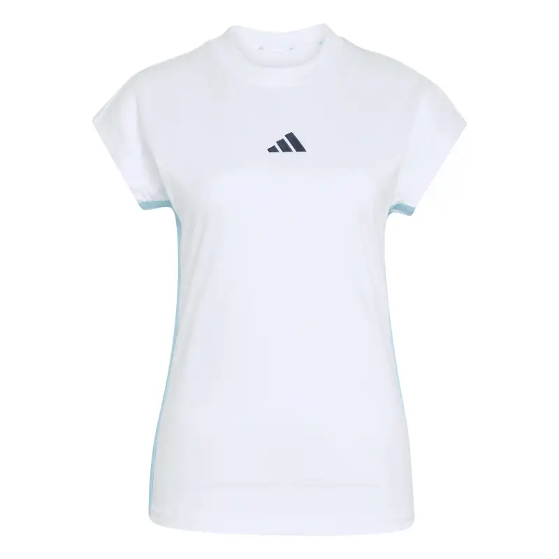 T-shirt jersey donna adidas Essentials 3-stripes Blanc