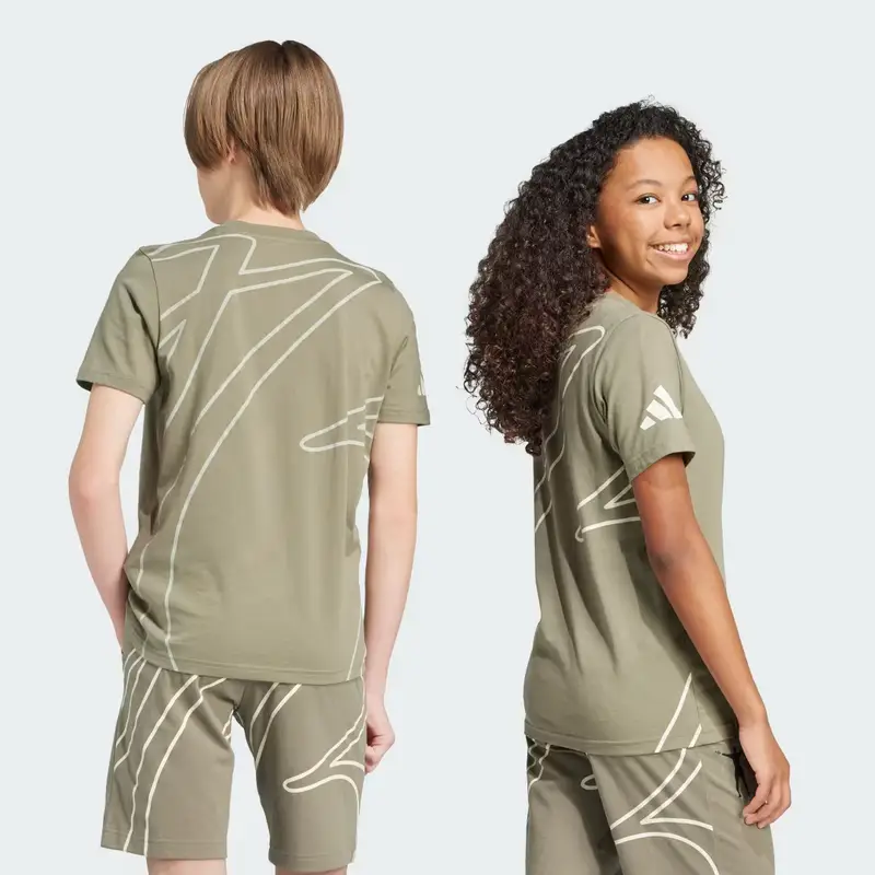 Adidas T-shirt Marrone 3671005 miniatura 3