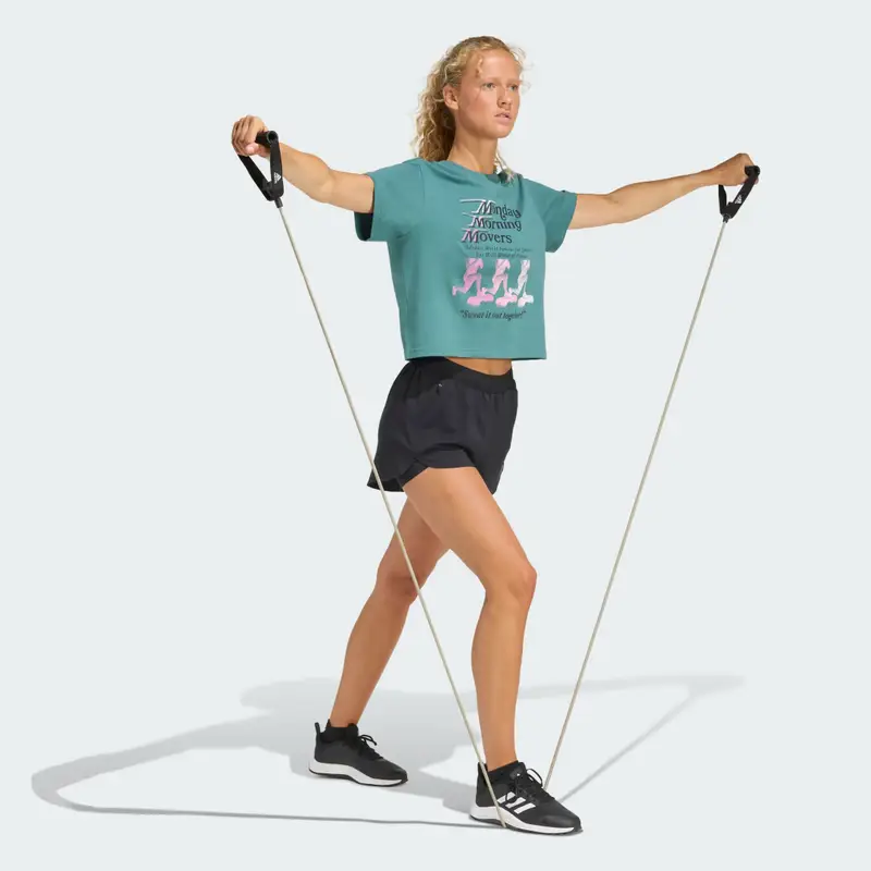 Adidas T-shirt Verde 3140687 miniatura 3