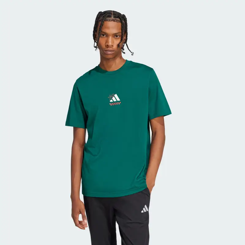 Adidas T-shirt Verde 3177233 miniatura 3