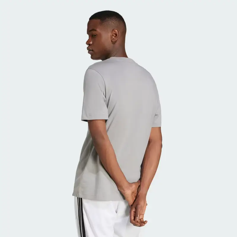 T-shirt Lounge Slides Graphic Pocket Charcoal Solid Grey miniatura 3