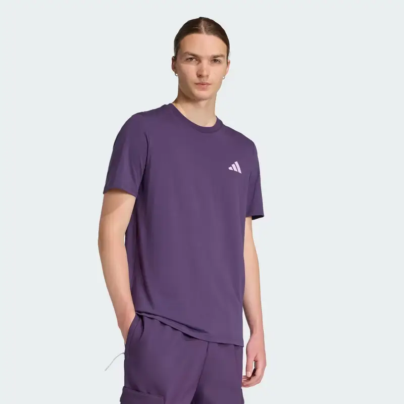 Adidas T-shirt Viola 3139205 miniatura 3