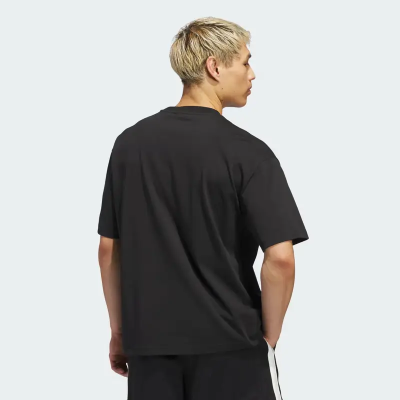 Adidas T-shirt Nero 3906287 miniatura 4