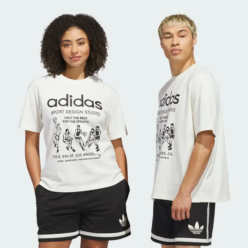 Adidas T-shirt Bianco 3906634