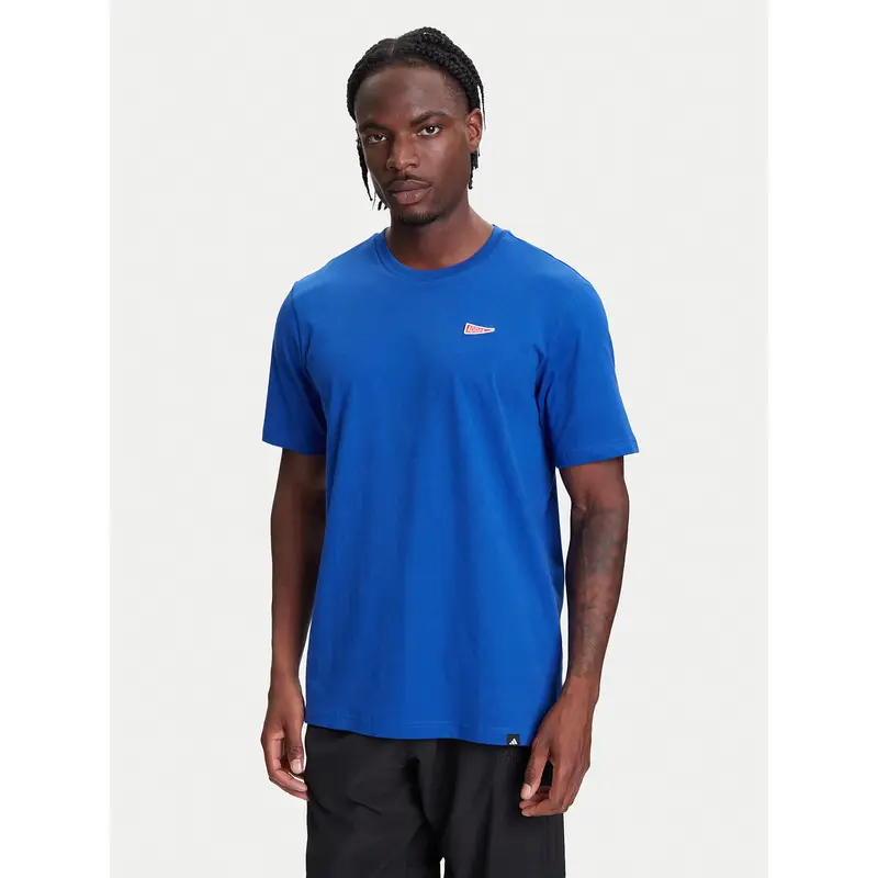 T-shirt Pennant Trim Graphic JL9227 Blu Regular Fit