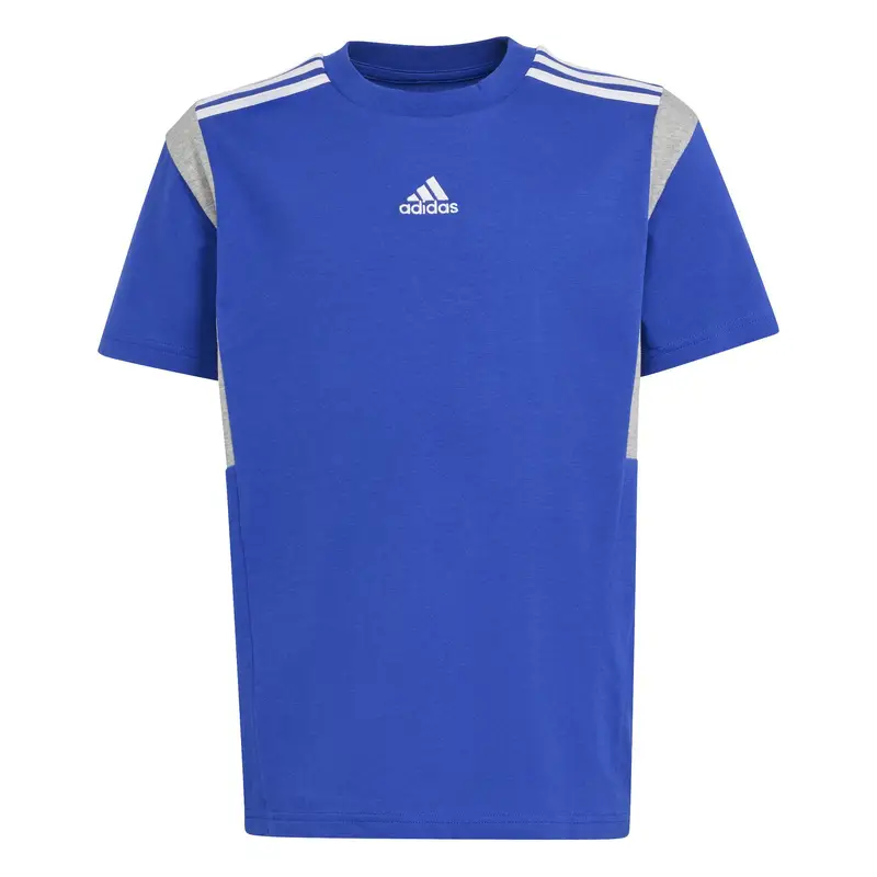 T-shirt per bambini adidas Colorblock Bleu