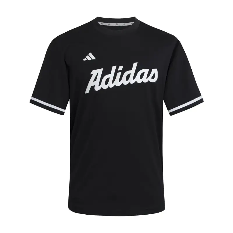 T-shirt per bambini adidas Dugout Fan Noir