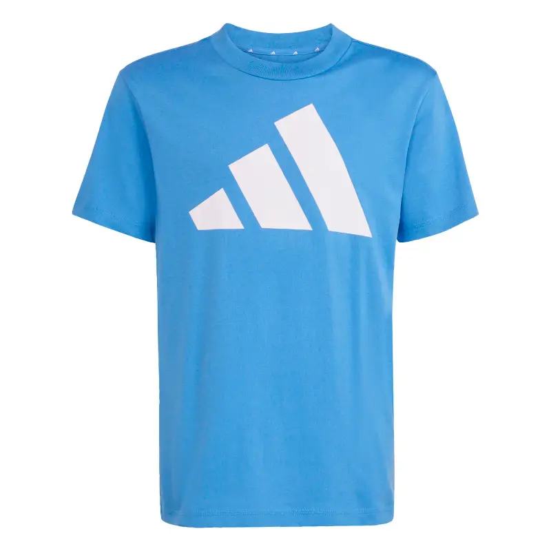 T-shirt per bambini adidas Essentials Big Logo 3-Stripes Bleu