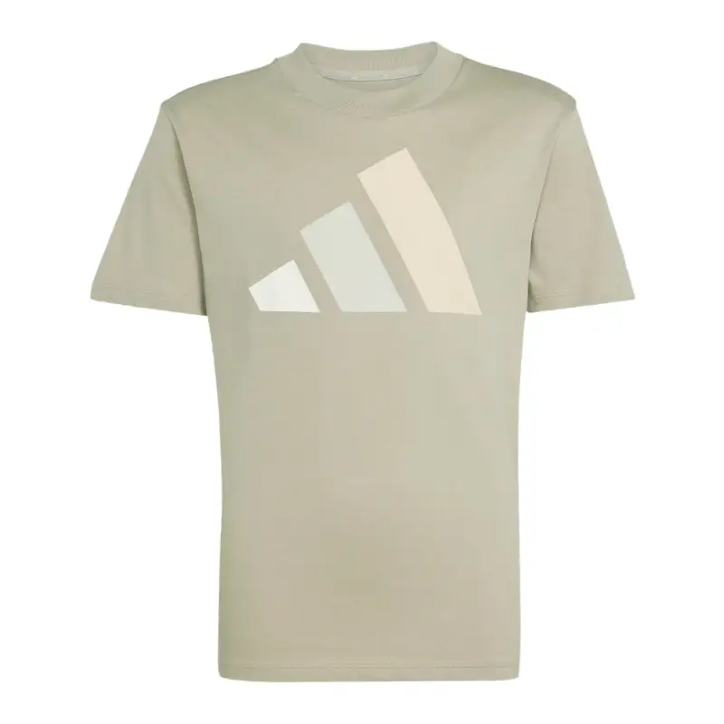 T-shirt per bambini adidas Essentials Big Logo 3-Stripes Marron