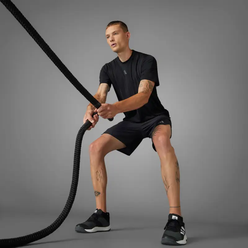 Adidas T-shirt Nero 3174634 miniatura 4